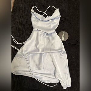 Babyboo Women's White Mini Dress